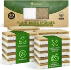 AIRNEX Natural Kitchen Sponges Pack of 20 by Airnex