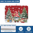 Christmas Dish Drying Mat for Kitchen Counter, Merry Christmas Dish Drying Mat - Image 5