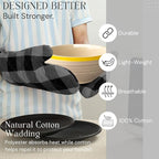 Buffalo Plaid Check Oven Mitts and Pot Holders Set, 100% Cotton, Heat Resistant - Image 5