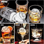 Ice Cube Tray, Mikiwon 2 inch Rose Ice Cube Trays - Image 7
