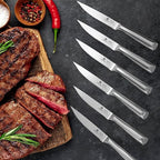 imarku Knife Set, High Carbon Stainless Steel Kitchen Knives, Non-Slip - Image 5