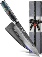 Japanese Chef Knife 8'', Hand Forged 67-Layer Damascus VG10 Core Kitchen Knife by Atumuryou