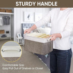 BALEINE 2 Pack Fabric Closet Storage Bins - Image 7