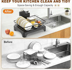 Dish Drying Rack for Kitchen Counter, Dish Rack, Dish Drainer for Kitchen - Image 6