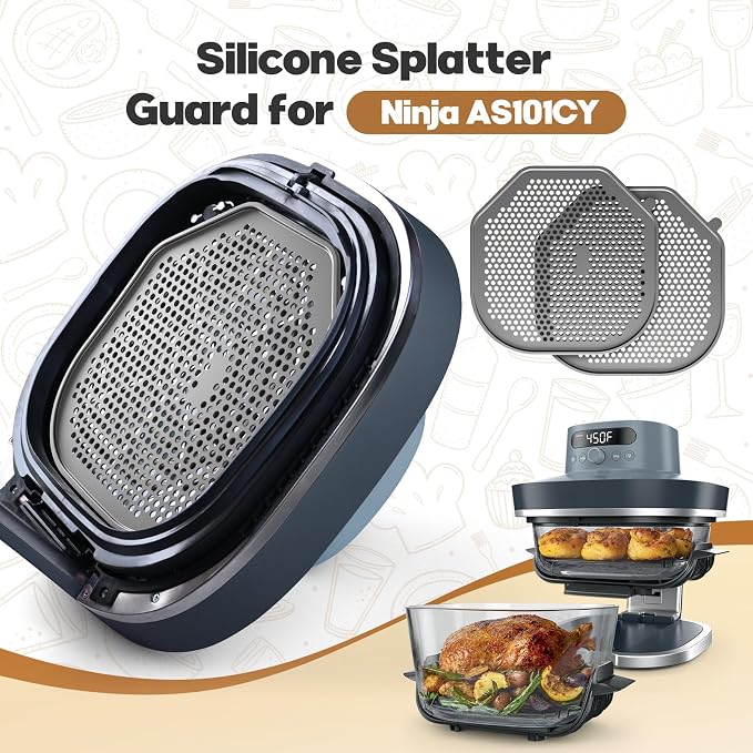2 PCS Silicone Splatter Shield Heat-Resistant Splash Guard - Image 5
