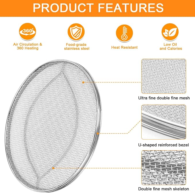 Splatter Shield for Ninja FG551 Foodi Smart XL Grill, Replacement Stainless - Image 4