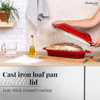 Enamelled Cast Iron Bread Loaf Pot – Dutch Oven - Image 6
