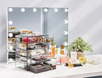 Sorbus Acrylic Makeup Organizer Set, 6-Drawer Vanity & Countertop Cosmetic - Image 2