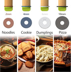 Rolling Pin with Adjustable Thickness Ring, Dough Thickness - Image 6
