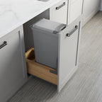 Dowell Single 50Qt Undermount Trash Pull-Out Waste Container - Image 7