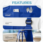 Utopia Kitchen 4 Pack Bib Apron Adjustable - Image 4