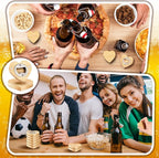 Vesici 50 Pcs Magnetic Bottle Opener 2.5in DIY Bamboo Heart Shape Beer Openers - Image 7