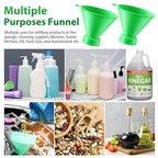 Threaded Funnel Easy Fill Funnel, Twist On Empty Spray Bottle Refill Adapter Fit - Image 7
