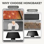 HONGBAKE 9-Piece Baking Pans Set Nonstick, Stackable Non Toxic Bakeware Sets - Image 5