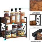 Giikin Countertop Shelf Organizer, 2 Tier Kitchen Spice Rack - Image 5