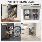 ZOINLIY Pull Out Cabinet Organizer, Versatile Slide Out Kitchen Organizers and - Image 6