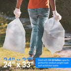 Reli. SuperValue 13 Gallon Trash Bags | 1000 Count Bulk | Tall Kitchen | Can - Image 4