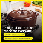 Lodge Essential Enamel Cast Iron Dutch Oven - Image 6