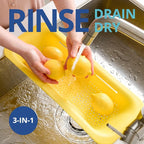 BLUE GINKGO Over the Sink Colander Strainer Basket - Image 3