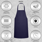 GREEN LIFESTYLE 120 Pack Professional Chef Apron– Grilling Aprons - Image 3