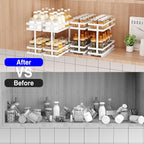 Mustorn 2 Pack Pull Out Spice Rack Organizer - Image 8