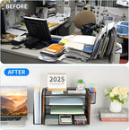 OPNICE Desk Organizer, 4-Tier Desktop File Organizer - Image 5