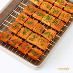 CHEFMADE Roasting Pan with Rack, 13-Inch Non-Stick Rectangular Deep Dish - Image 3