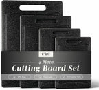 COOK WITH COLOR Non-Slip Cutting Board Set – Kitchen Essentials with Easy Grip by CookwithColor