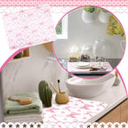 SiliFine 2 Pcs Large Coquette Pink Bow Dish Drying Mat Large - Image 5