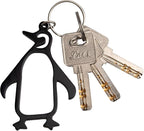 SWATOM Penguin Bottle Opener Keychain Beer Openers Tool Key Chain Ring - Image 4