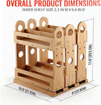 Pull Out Spice Rack Organizer for Cabinet Wide Slide Out Seasoning Rack Fits - Image 2