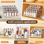 BOIVSHI Tiered Spice Rack, 4 Tier Spice Shelf Organizer - Image 7