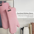 KITCHENAID Gourmet Series Gridlines Oven Mitts 2-Pack Set, Heat Resistant up to - Image 6