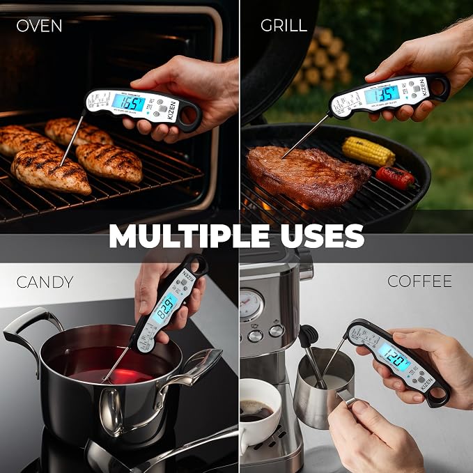 KIZEN Instant Read Meat Thermometer Digital - Image 6