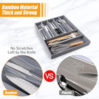 Kitchen Silverware Drawer Organizer and Storage Organizador Small De Cucharas y - Image 4