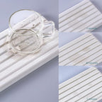 NiuYichee 2 PCS Water Absorbent diatomite Coasters, 7.1" x 3.5" Water Absorbing - Image 6