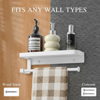 JOOM Hand Towel Holder for Bathroom -Paper Towel Holder Wall Mount - Image 5