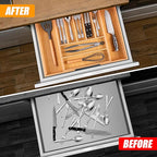 Bellsal Large Premium Bamboo Silverware Organizer - Image 3