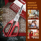 HUUSK Kitchen Scissors for Food - Image 6