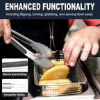 Anaeat 3 Pack 7" Mini Stainless Steel Locking Tongs - Image 7
