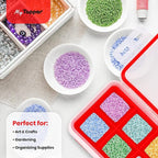 IceTopper Ice Cube Tray with 2 Attached Lids - Image 5