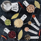Hudson Essentials Stainless Steel Measuring Cups and Spoons Set - Image 4