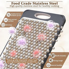 GUANCI Cutting Board for Kitchen, Stainless Steel Cutting Board Double Sided - Image 3