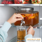 Glass Drink Dispenser for Fridge - Image 2