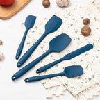 Silicone Spatula Set, 5 Piece Food Grade Rubber Spatulas - Image 6
