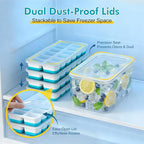 NFK Ice Cube Tray with Lid & Bin - Image 4