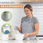 Spring Chef Magnetic Stainless Steel Measuring Cups, Kitchen Tools - Image 6