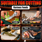 Heavy Duty Poultry Shears – Kitchen Shears Dishwasher Safe, Spring-Loaded - Image 8