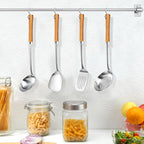 Pleafind 4-Pcs Cooking Utensils Set, Stainless Steel Kitchen Utensils - Image 8