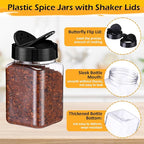 Mimorou 30 Pack Plastic Spice Jars - Image 3